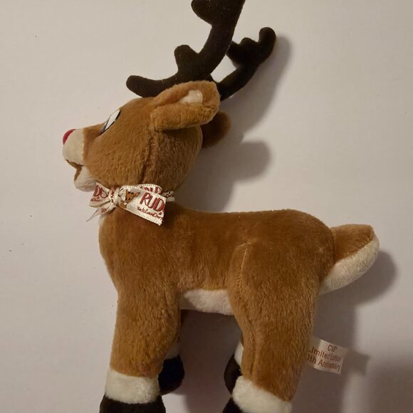 Rudolph 50th anniversary plush, 1999, 10" tall - Picture 3 of 5